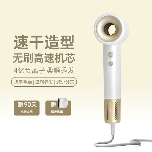 Brushless High-Speed Hair Dryer 110,000 RPM Corridor Household Negative Ion Constant Temperature Hollow Blade Hotel Hair dryer Cross-border