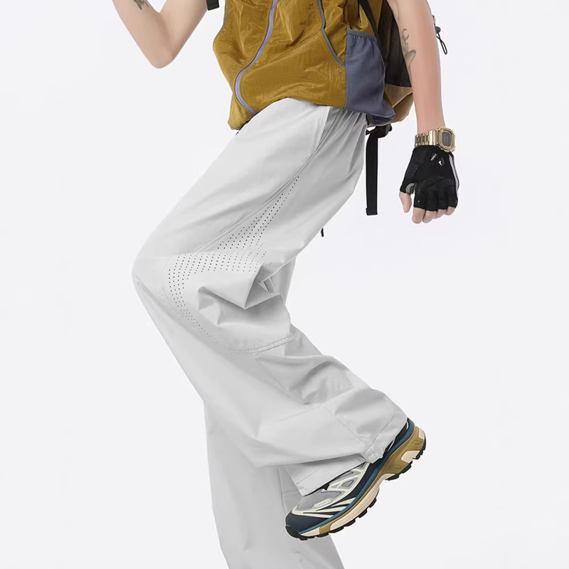 Ice Silk Curved Hem Pants for Men, Summer Thin Sports Pants, Quick-Dry Sun-Protection Summer Pants, Loose Straight-Leg Casual Long Pants Ice Silk Curved Hem Pants for Men, Summer Thin Sports Pants, Quick-Dry Sun-Protection Summer Pants, Loose Straight-Leg Casual Long Pants