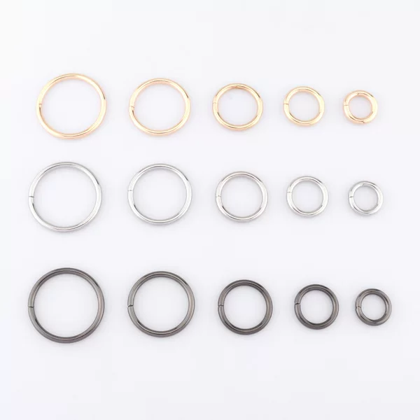 Round ring buckle O-shaped open luggage accessories large iron ring clothing accessories iron ring mobile phone metal circle
