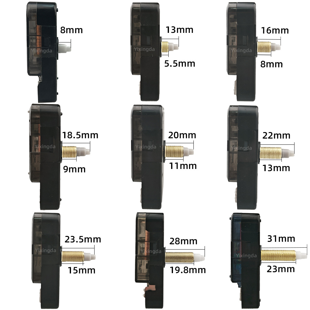 (2개) ?국경 간 재고 음소거 벽시계 운동 진자 시계 운동 DIY 시계 운동 시계 손 운동 멀티 게이지