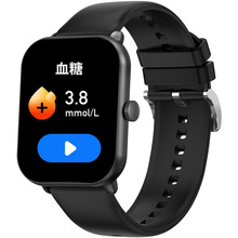 无创免扎针血糖手表蓝牙同步测心率血压血氧体温血糖智能手环L26S