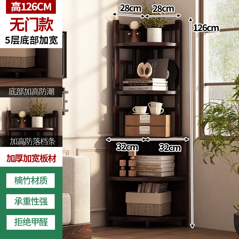コーナーフラワーシェルフリビングルーム床置き多層植木鉢ブラケットスペースを取らないコーナー収納ラック2025新しいスタイル|undefined