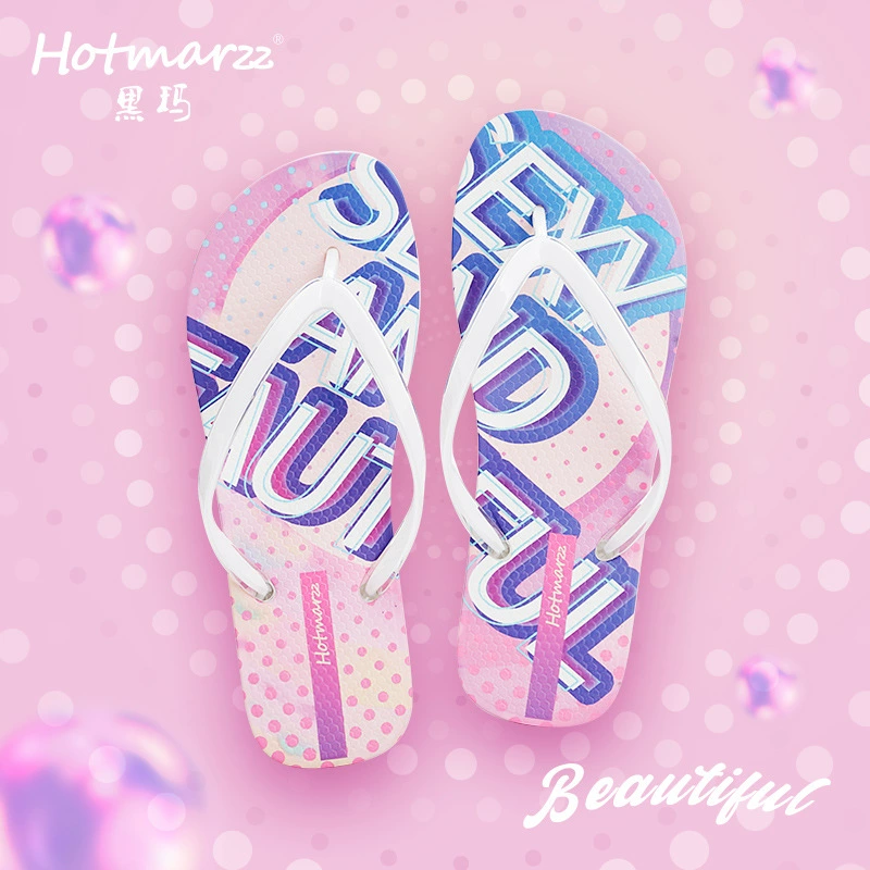 Hotmarzz черный маме леди новый стиль шлепанцы желе с розовым шлепанцами Летние покупки пляжные ножки