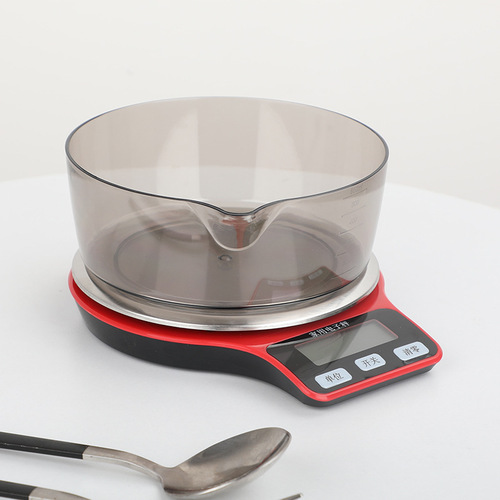 Home kitchen scale food scale rechargeable electronic scale baking scale stainless steel electronic bench scale high-precision weight scale