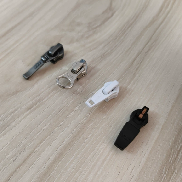 Оригинальные нейлоновые молнии YKK № 3 и № 5 с автоматическими замками-ползунками для карманов одежды, с противоскользящим и антивандальным замком.