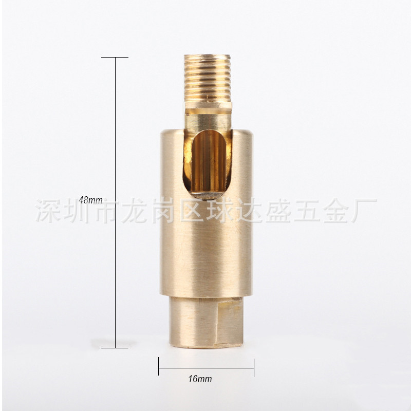 灯具万向头五金车件台灯接头万向头锁线器灯具卡线器灯臂接头