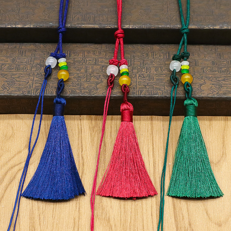 DIY Tassel Handmade Woven Fringe Chinese Style Short Clothing Gift Decoration Packaging Pendant Wholesale