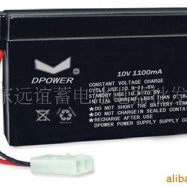 10V1100mA电动遥控玩具航模车等免维护蓄电池