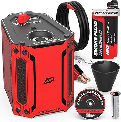 Autolinepro Smoke Leak Detector Car Diagnostic Tool Fault Detector Pipe Leak Diagnostic Tool (Avtomobil diaqnostika alətləri) - smoke-leak-detector-smoke-fluid-fuel-tank-cap-cone-adapter