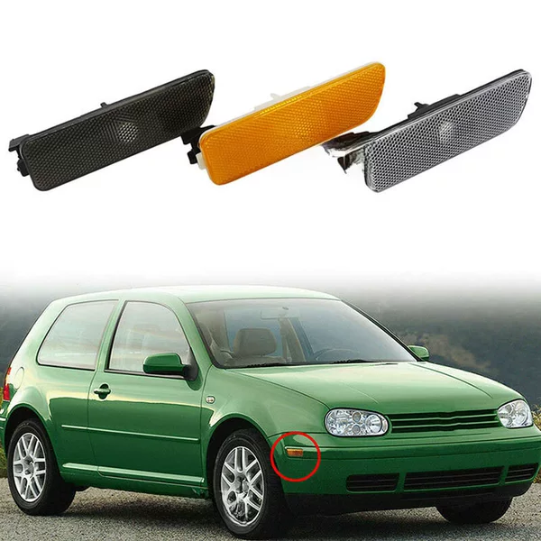 Applicable to Volkswagen GOLF 4 GOLF Bora JETTA MK4 US version front bumper light side width indicator light turn signal