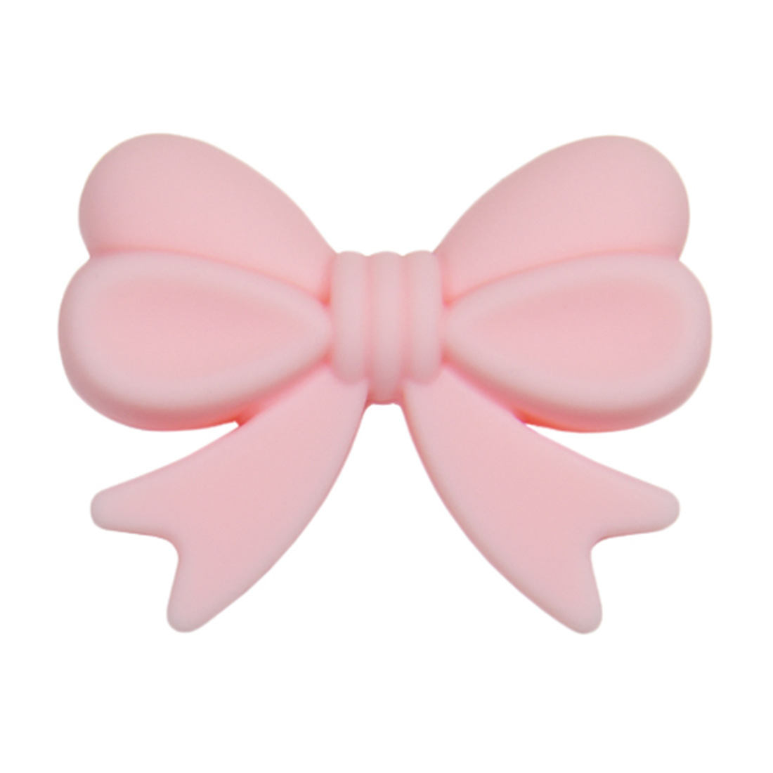 Mariposa de silicona DIY accesorios de la joyería de color perforado arco cuentas bebé teether perlas sueltas cuentas de silicona