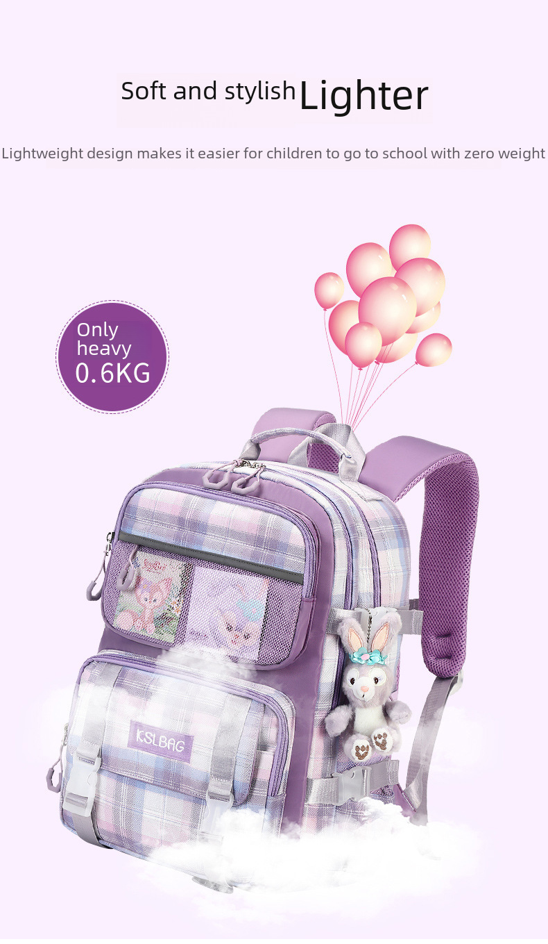 Korean Japanese Girls Junior High School Schoolbag Large Capacity High Quality Junior High School Schoolbag Lightweight Backpack