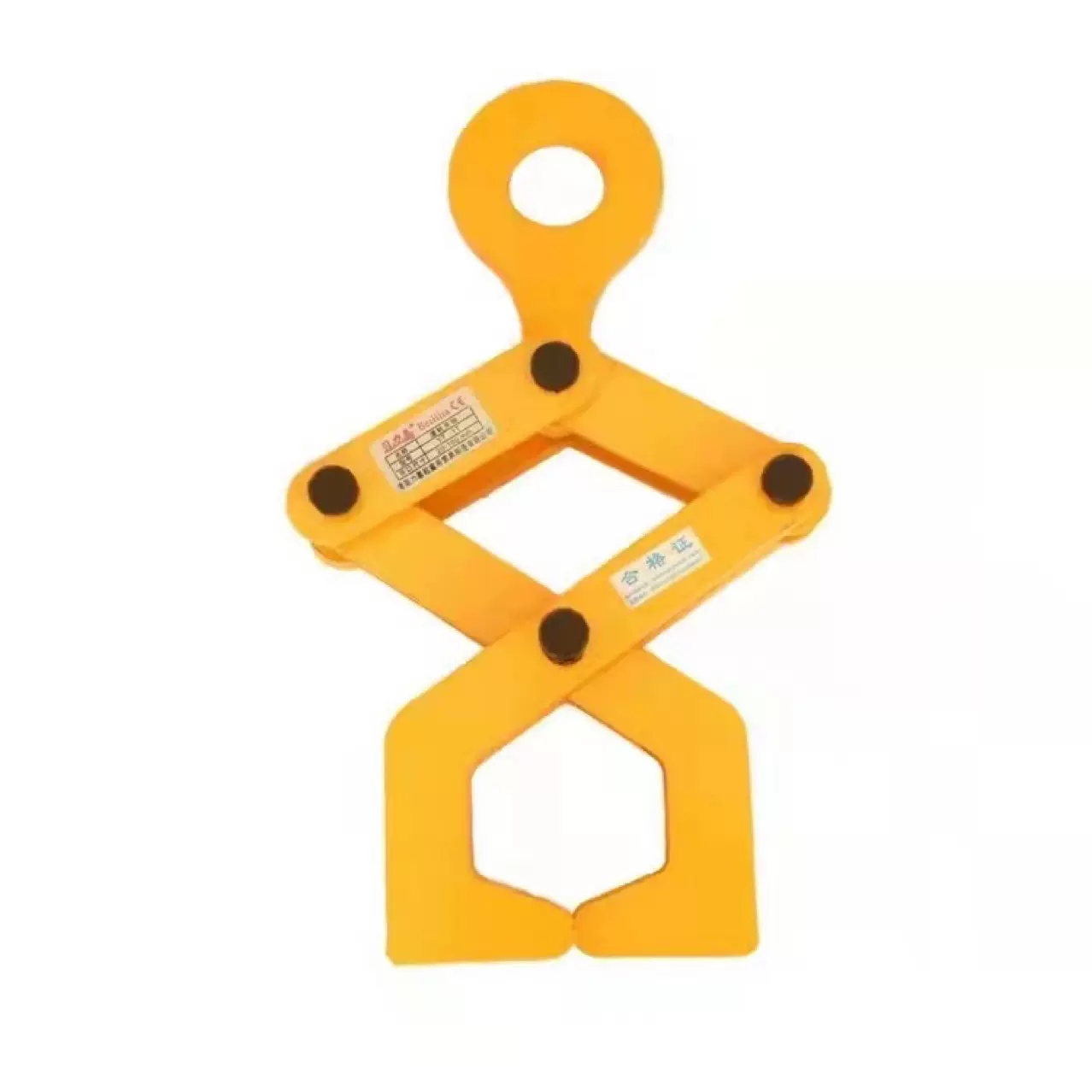 YT钢轨夹钳1T2T夹具起重吊钳钢管起重钳托盘夹工字钢钢轨夹持器