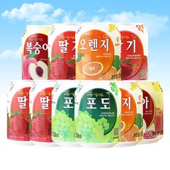 Nine Day Brand Korean Imported Grape Strawberry Orange Flavored Fruit Juice Drink Four Seasons Cool Leisure Beverage Wholesale