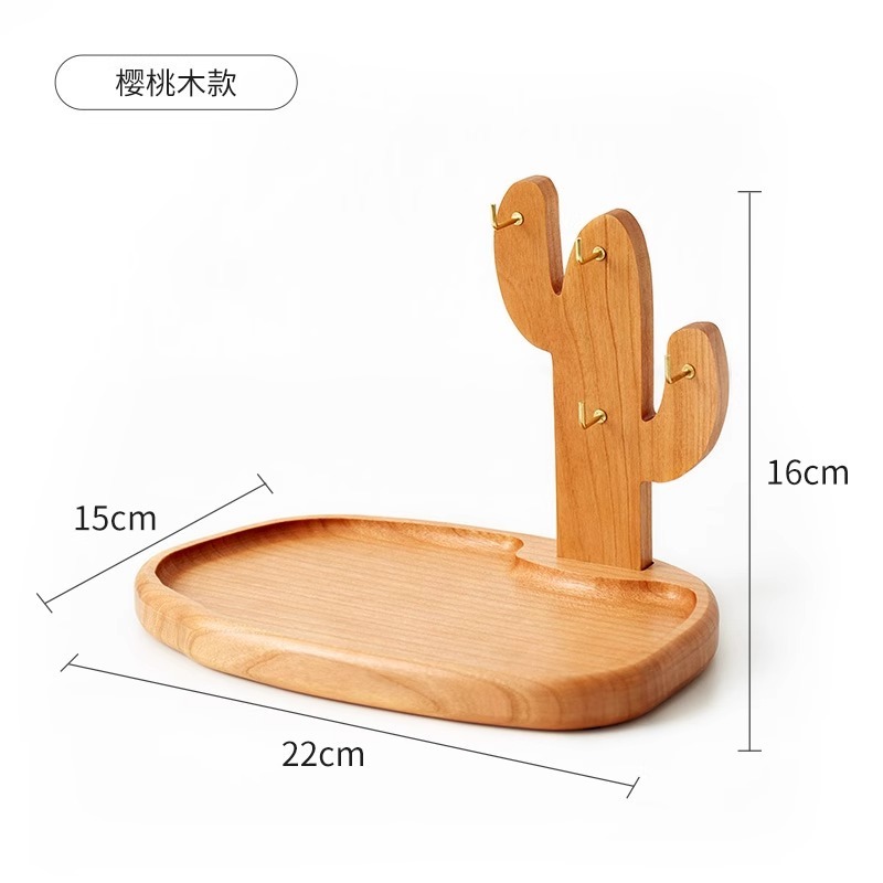 木製玄関ドアキー収納ラックオフィスデスク雑貨収納ラック無垢材家庭用品収納ラック|undefined