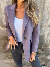 26���Q�±���temu���R�dJacket Casual Button Solid Color ë��