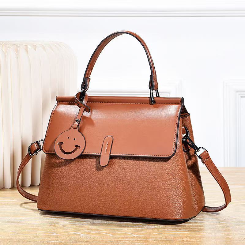 Bolso de hombro simple bolso de color sólido bolso de mano adorable bolso de mochila bolso al por mayor transfronterizo bolsos de mujer pu