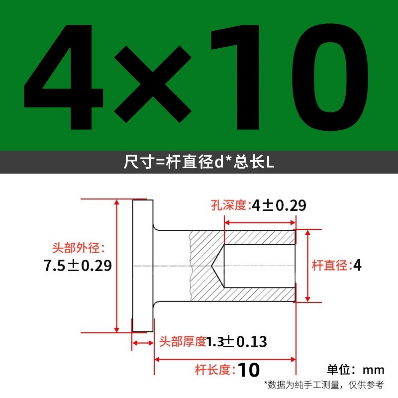 【メーカー直販】GB873GB875 半中空アルミリベット M2-M6 カーリングと開花 大量割引|undefined