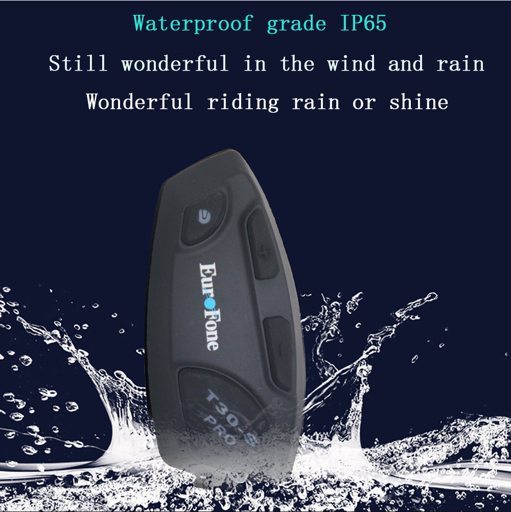 Factory Direct Supply T30S Helmet Bluetooth Headset 32-Person Intelligent Networking Group Intercom Motorcycle Riding Dedicated Cross-Border