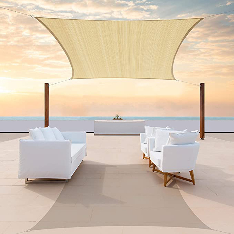 Quadrangular sunshade for terrace garden shed UV protection canopy Oxford cloth canopy sunshade for sunshade sails