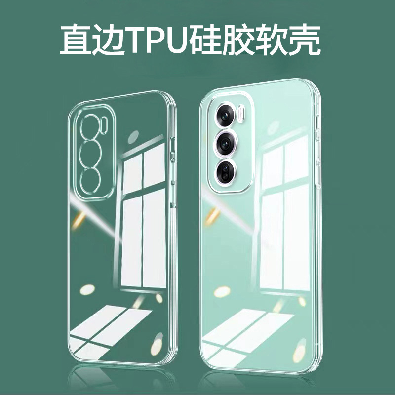 Applicable to opporeno12pro mobile phone case 14/11/13 transparent reno10/9 silicone protective cover 876532