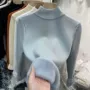 一体保暖半高领新款毛衣
