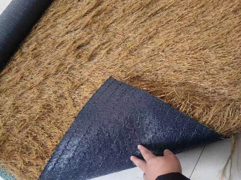 Simulación de paja paja techo techo techo pabellón exterior retardante de llama decoración artificial paja artificial hierba falsa