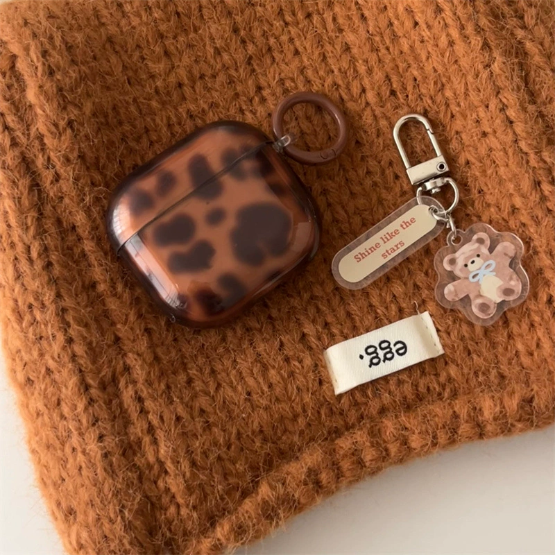 Rins Коричневый янтарный чехол для наушников Airpods pro4 поколения для наушников Airpods3 поколения pro2 поколения