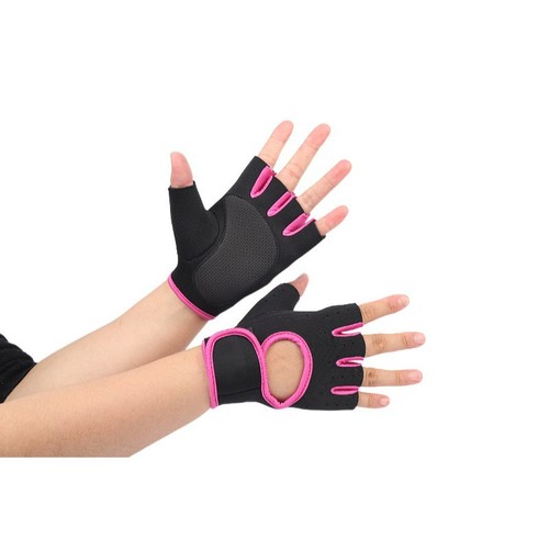 Men's and Women's Outdoor Sports Fitness Gloves for Weightlifting and Deadlifts, Callus-Resistant and Breathable Dive Material Half-Finger Gloves