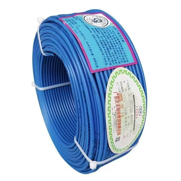 Guangdong Qingfeng copper core BVR multi-strand flexible wire 1.5-16 square mm insulated national standard / 100m /roll Guangdong Qingfeng copper core BVR multi-strand flexible wire 1.5-16 square mm insulated national standard / 100m /roll