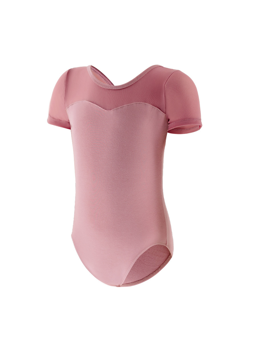 Ropa de baile para niños ropa de práctica de Ballet para niñas de manga corta 2023 nuevo mono Ropa de baile chino