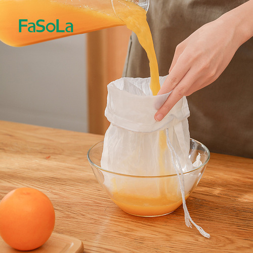 FaSoLa soy milk filter bag residue juice gauze artifact squeeze filter bag vegetable filter ultra-fine leakage mesh