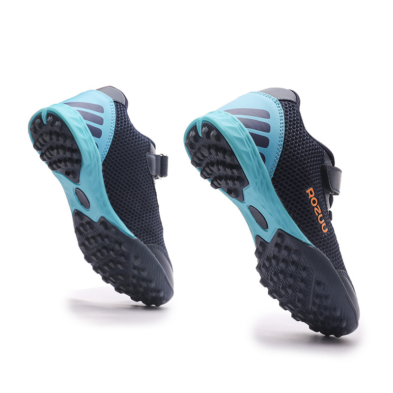 Nuevos zapatos de fútbol transfronterizos para niños, niños y niñas, estudiantes, competición del campus, zapatos de entrenamiento femenino, fábrica de zapatos