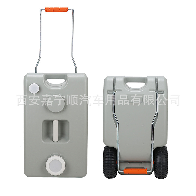 RV acampar al aire libre RV coche modificado auto-conducción camión de viaje con ruedas ligero de gran capacidad tanque de agua 25L