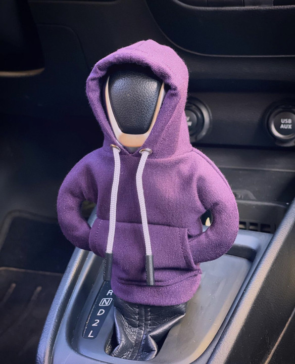 Transfronterizo nuevo Shifter perilla con capucha cubierta coche palanca de cambios con capucha ropa cubierta