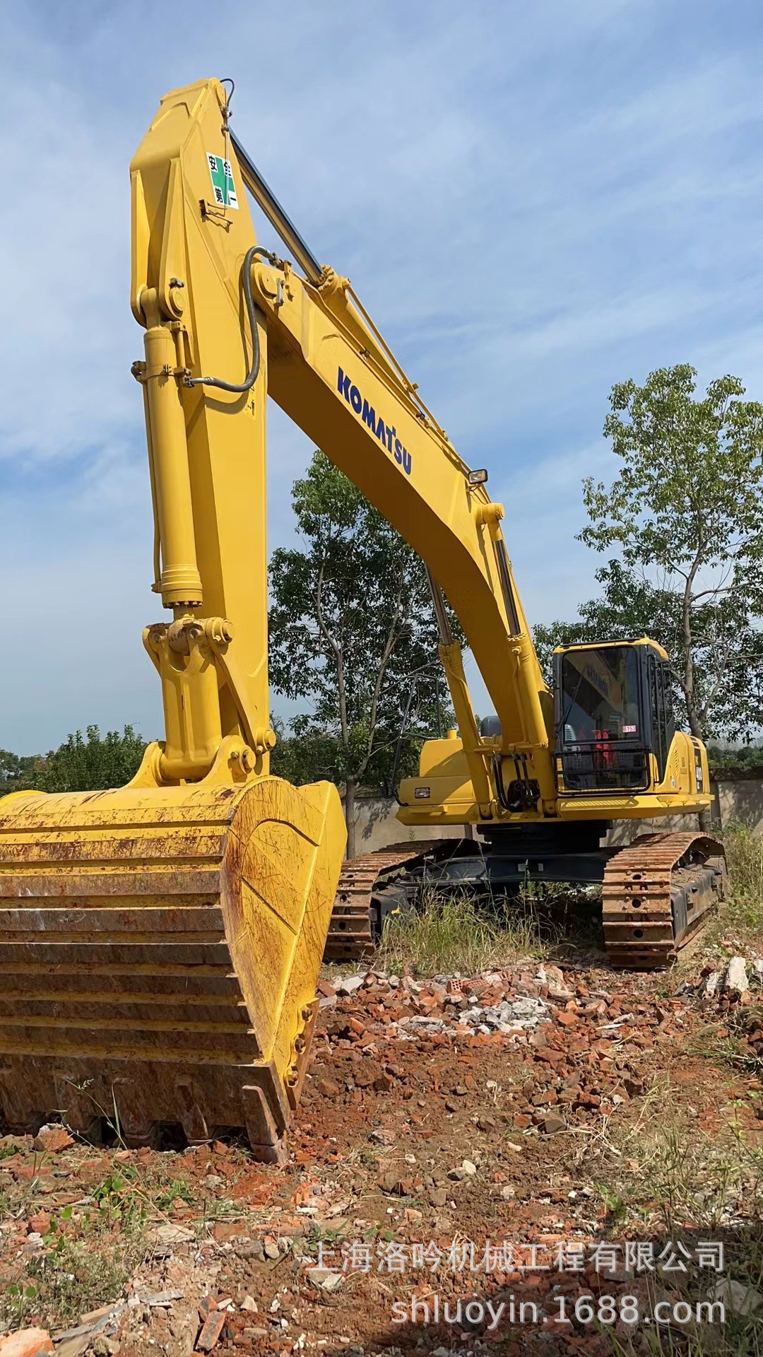 Turkmenistán Azerbaiyán Usado Komatsu 400 - 7 Excavadora 800 horas de trabajo 90% nuevo