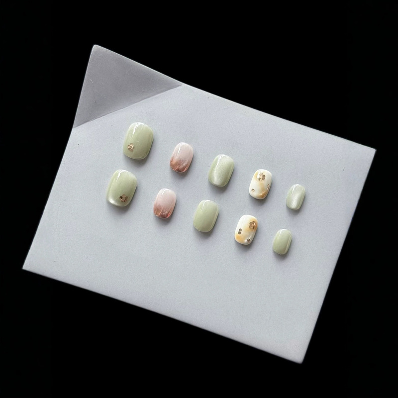 [Shenzhen Made] Old Oil Painting Style, Handmade Nail Wraps, Nail Art for a Fairer Complexion, Nail Stickers