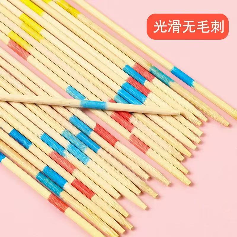 80年代以降の子供の頃の懐かしいおもちゃ、知育玩具、大人の知育玩具、ゲームスティック、30本の木のスティック、振り棒、振り棒|undefined
