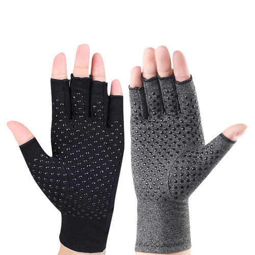 Amazon dispensing black gloves protective half-finger cycling non-slip sports outdoor fitness cycling gloves