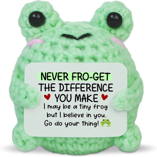 ��Ʒ�羳���R�d���N�ֹ� Crochet Positive Frog �h��ë����ż