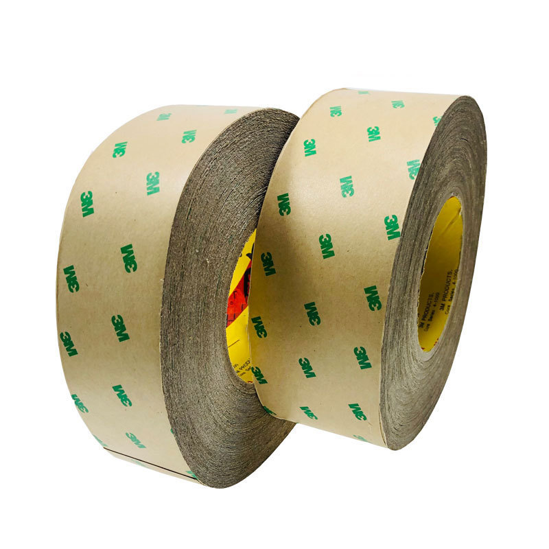 3N9795强力透明PET高粘双面胶带 金属玻璃塑料铭牌粘接双面胶带