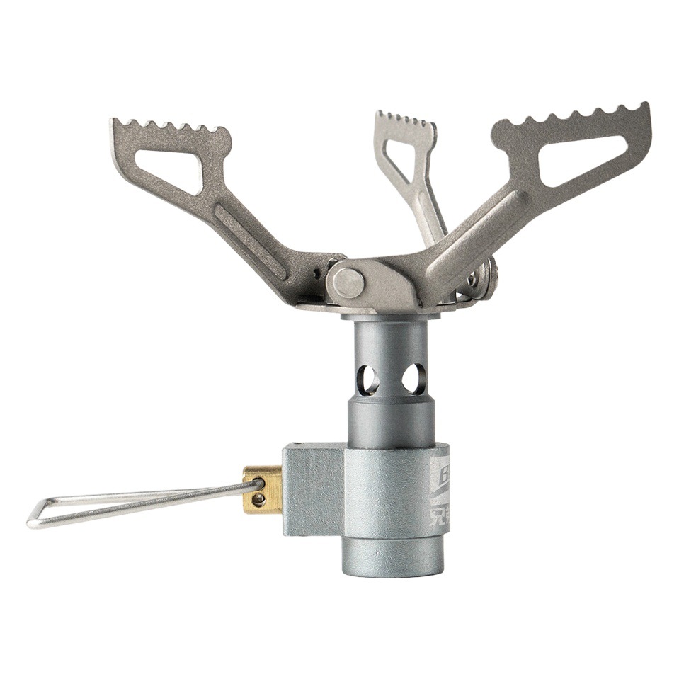 Brs-3000T Bumblebee Outdoor Foldableing Lightweight Titanium Alloy Fierce Fire Mini Gas Stove Brother Titanium Stove