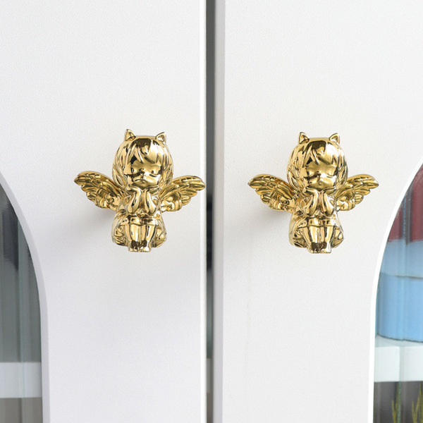 Brass cabinet door handle personalized Chinese shoe cabinet light…