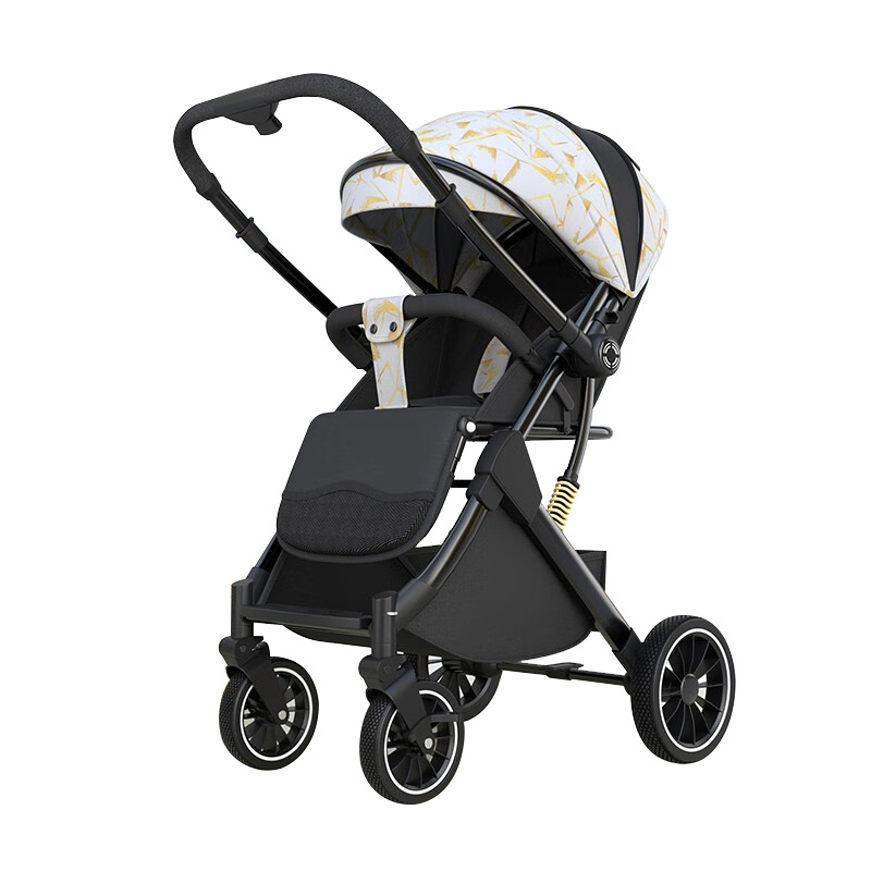 双方向の軽やかなベビーカーは、赤ちゃんに横になって旅行することができます。