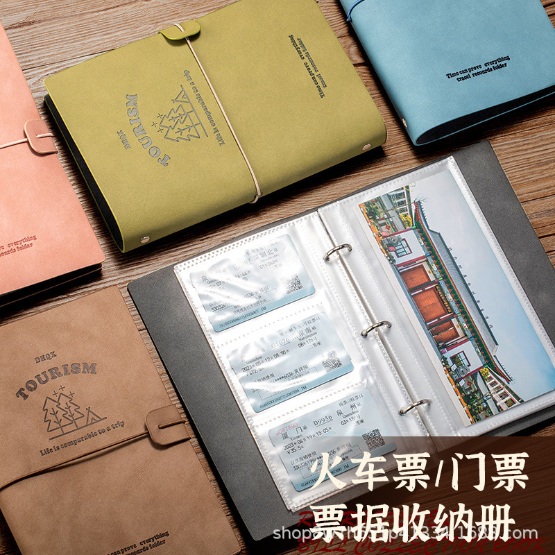 Bills Collection Book Air Tickets Concert Tickets Film Train Tickets Collection Book Photoclap Album Commemorative Book Card Book