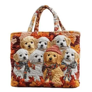 2026 Cross-Border Independent Site Amazon New Handbag Digital Printed Tote Bag Fashionable Quilted Tote Bag