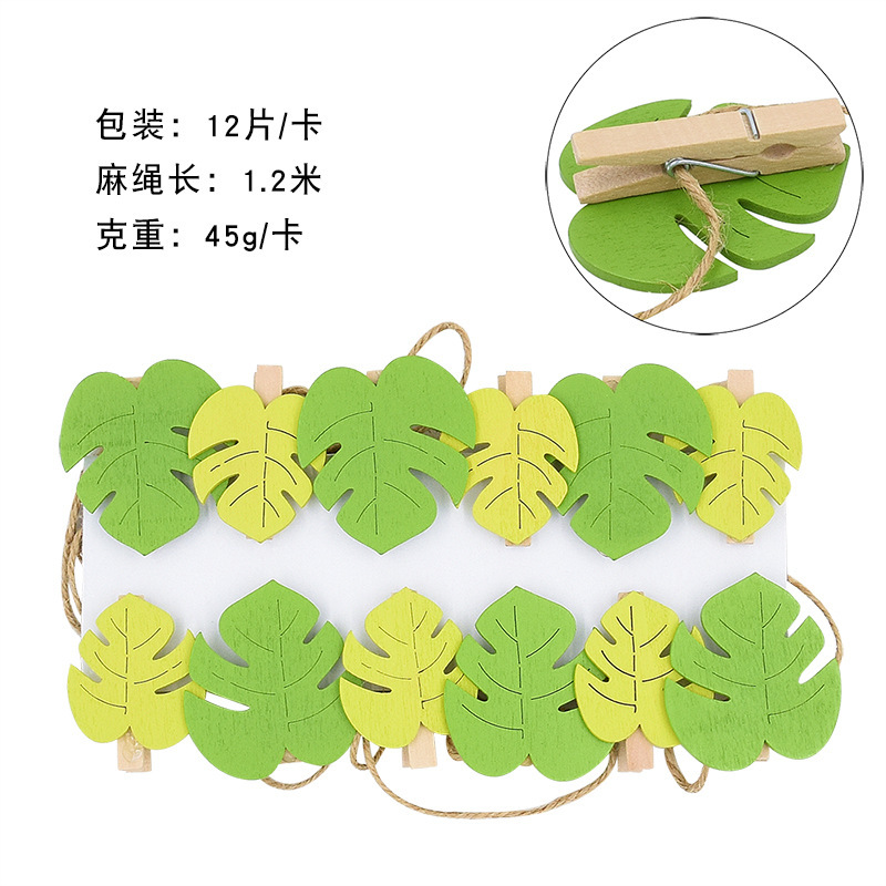 Nuevo cactus transfronterizo impresión de tortuga hoja de algodón cinta jardinería en maceta decoración doméstica DIY cuerda de madera de algodón