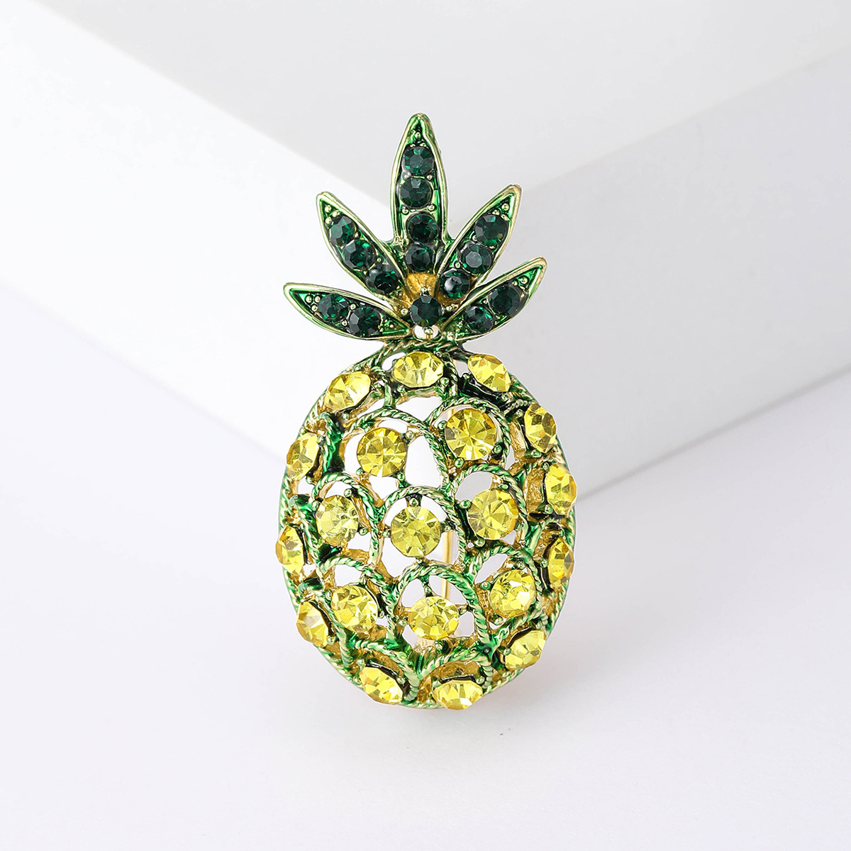 Brooches Classification Holiday, Banquet, Selfie Occasion Alloy Material Lady Pin Pineapple Alloy Women's Unisex Brooches
