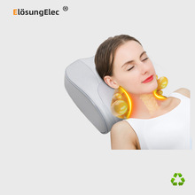 【Elosung】颈椎按摩枕头电动肩颈按摩器腰部按摩仪EE-312