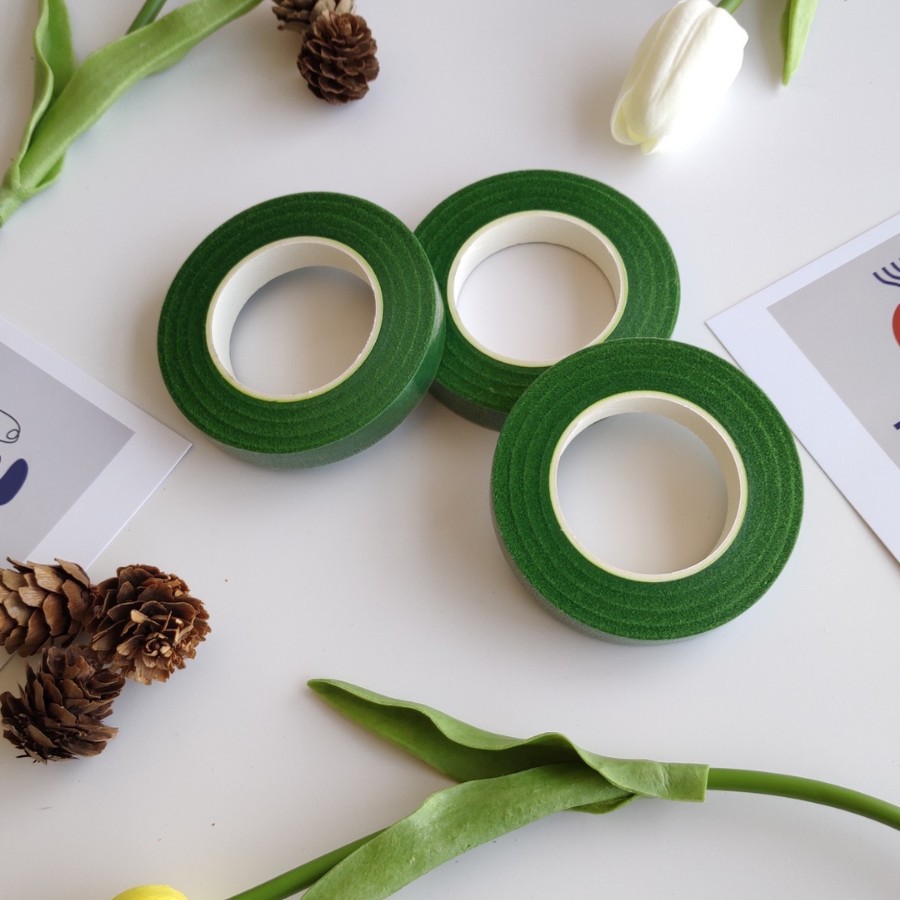 Ventas directas de fábrica cinta floral 27 m flor varilla cinta de papel crepé cinta de color al por mayor de producción de bricolaje